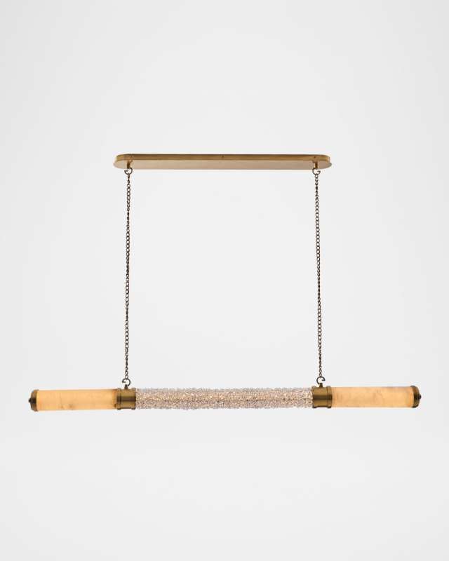 Tubo Alabaster Pendant Island Light
